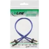 InLine Cavo audio RCA Premium 2x connettore maschio RCA/connettore maschio dorato 1 m