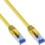 InLine Cavo patch S/FTP PiMF Cat.6A senza alogeni 500MHz giallo 10 m