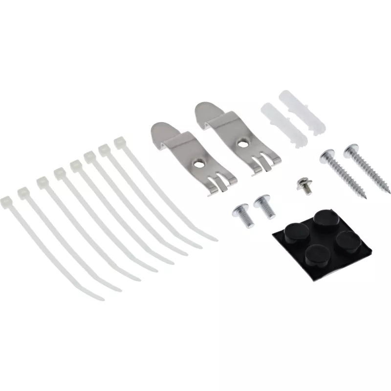 InLine box di consolidamento desktop 8x Keystone RJ45, metallo, nero RAL9005