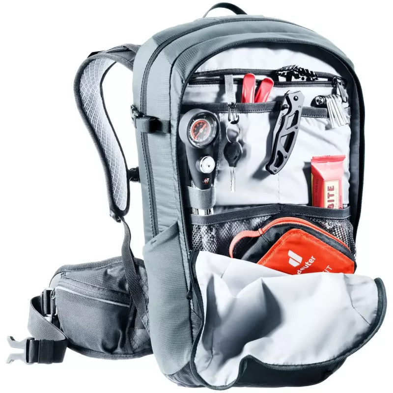 Zaino da bici Deuter Flyt 12 SL grigio poliammide poliestere