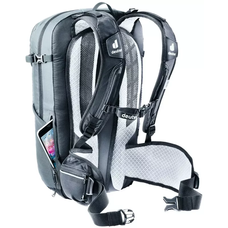 Zaino da bici Deuter Flyt 12 SL grigio poliammide poliestere
