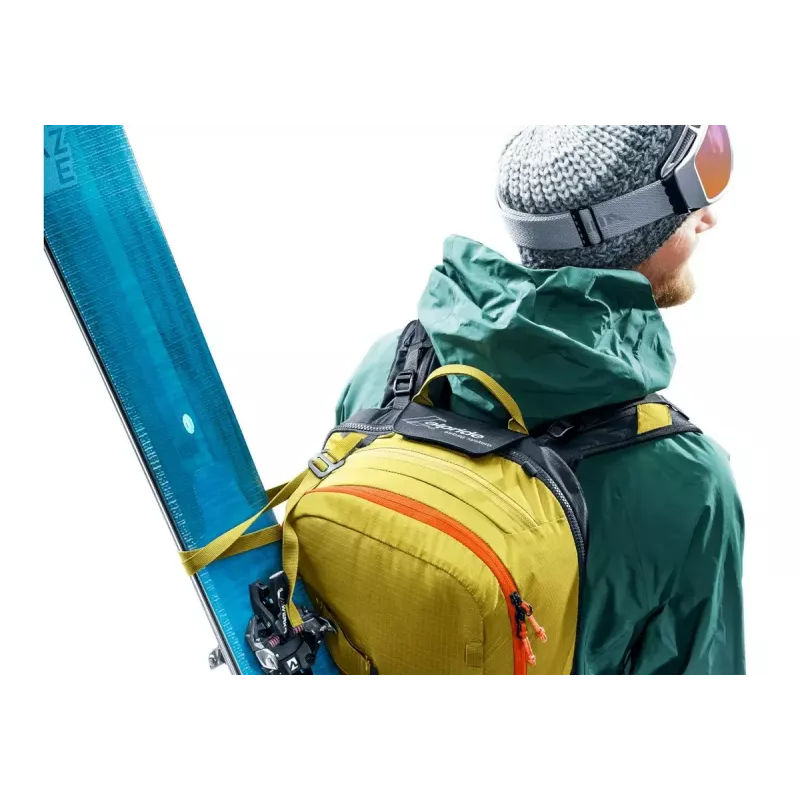Zaino da valanga DEUTER Alproof Lite 22 – 22 L, curcuma/nero, leggero, affidabile