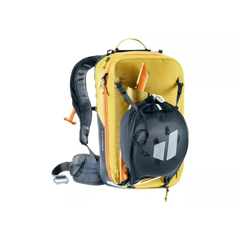 Zaino da valanga DEUTER Alproof Lite 22 – 22 L, curcuma/nero, leggero, affidabile