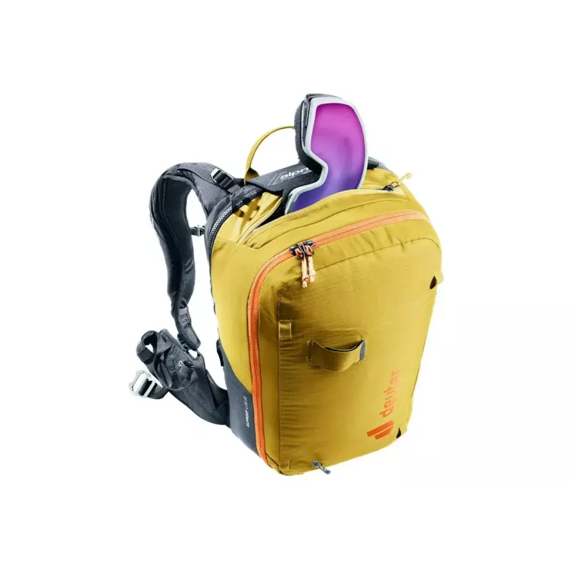 Zaino da valanga DEUTER Alproof Lite 22 – 22 L, curcuma/nero, leggero, affidabile
