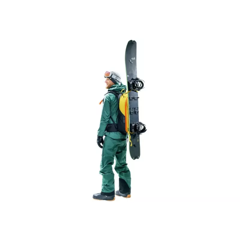 Zaino da valanga DEUTER Alproof Lite 22 – 22 L, curcuma/nero, leggero, affidabile