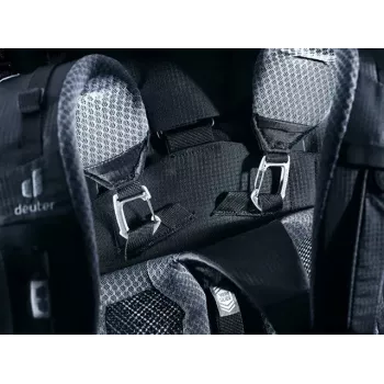 Zaino DEUTER Aircontact Pro 75+10 — capacità 75+10 l, nero, durevole idrorepellente
