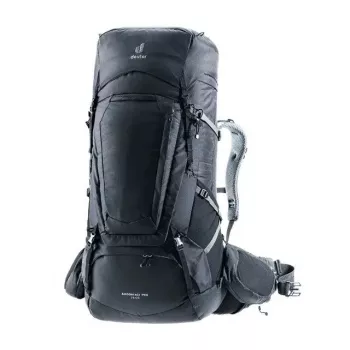 Zaino DEUTER Aircontact Pro 75+10 — capacità 75+10 l, nero, durevole idrorepellente