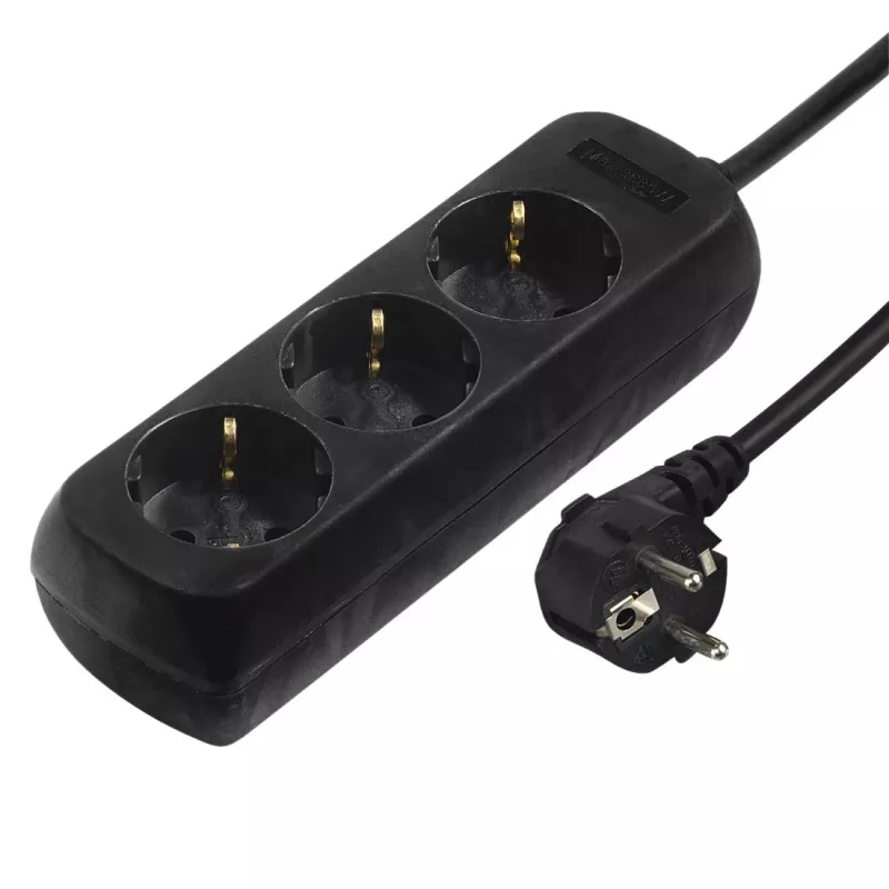 Hama 00108841 Protezione da sovratensione nero 3 presa/e AC 230 V 3 m