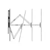 Supporto da parete Hama Ultraslim nero