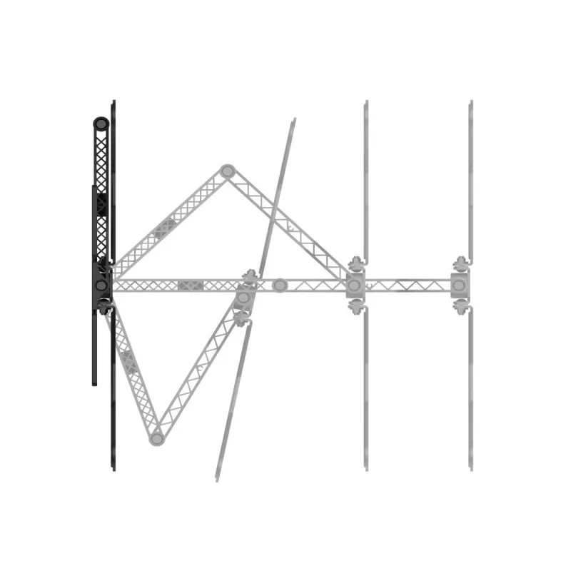 Supporto da parete Hama Ultraslim nero