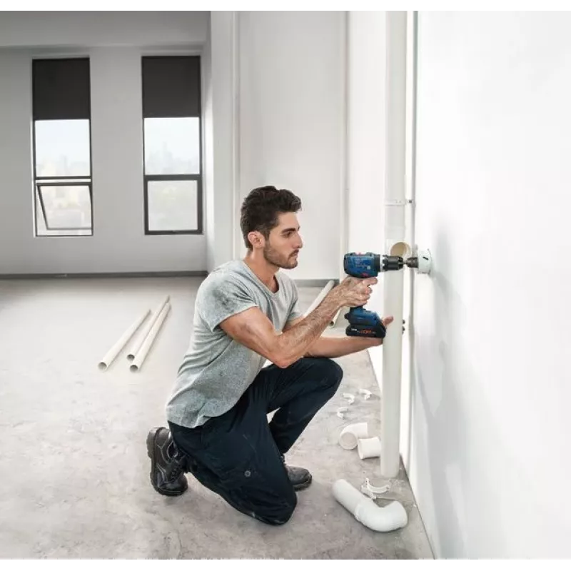 Bosch GSB 18V-65 Professional 27000 giri/min blu