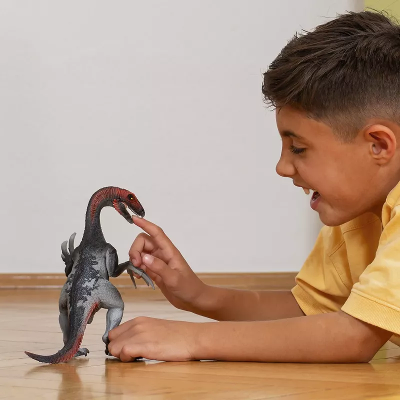schleich Dinosaurs Therizinosaurus, 4 anni, La conquista della Terra, Dinosauri e vulcano, multicolore, plastica, 1 pz.