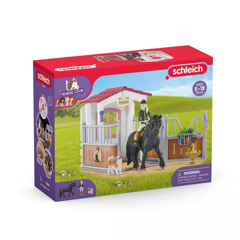 schleich HORSE CLUB Box per cavalli con Tori & Princess, scuderia, cavalli, 5 anni, multicolore, plastica