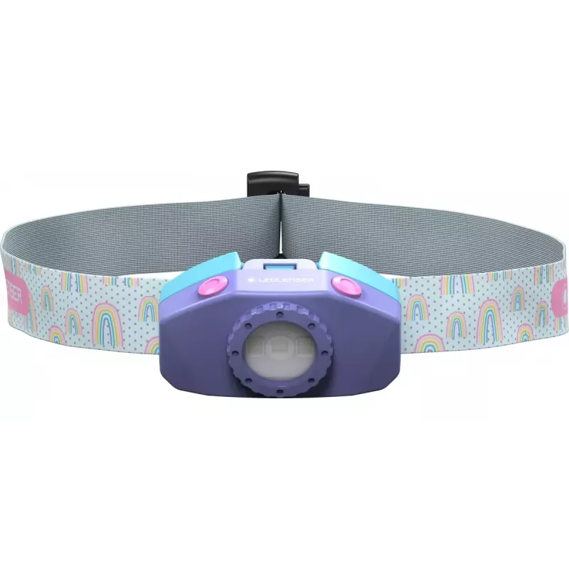 Torcia frontale Ledlenser KIDLED2 viola bianca LED 5 lm