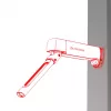 Lampada da lavoro portatile Ledlenser 502736 12 W LED nera