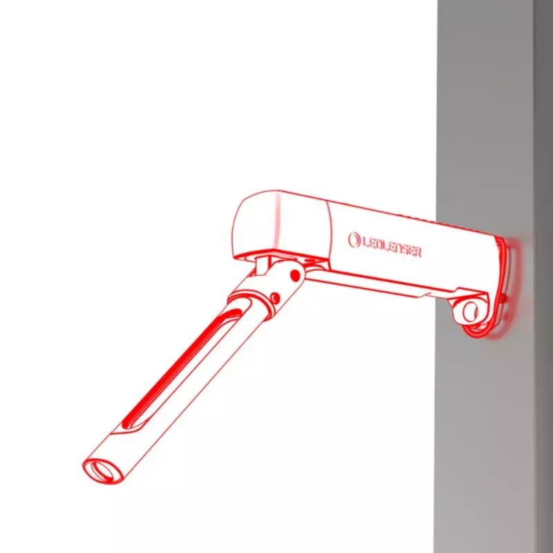 Lampada da lavoro portatile Ledlenser 502736 12 W LED nera
