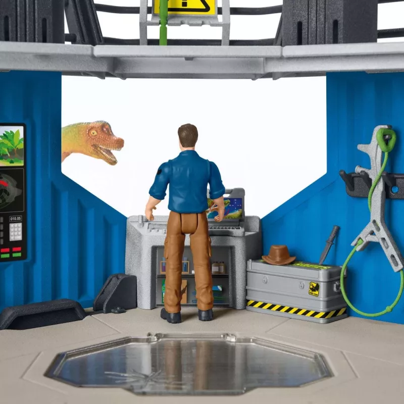Set di gioco dinosauri Schleich grande stazione di ricerca sui dinosauri
