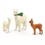 schleich WILD LIFE set alpaca, foresta, animali selvatici / giocattolo d'avventura, 3 anni, marrone, bianco