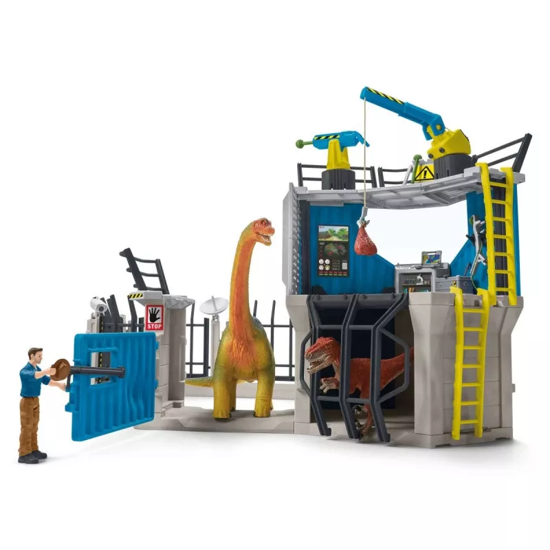 Set di gioco dinosauri Schleich Grande stazione di ricerca sui dinosauri