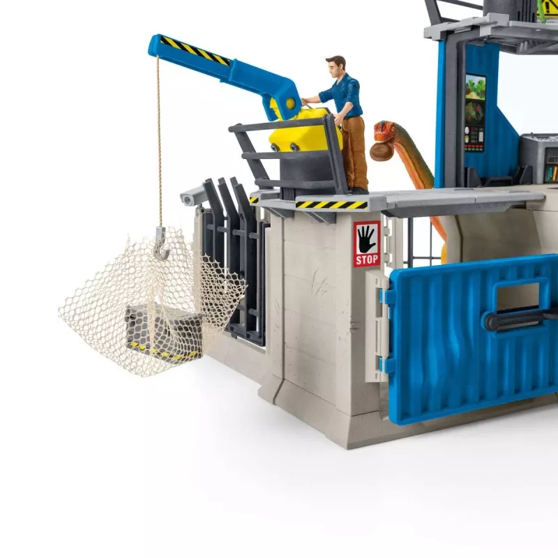 Set di gioco dinosauri Schleich Grande stazione di ricerca sui dinosauri