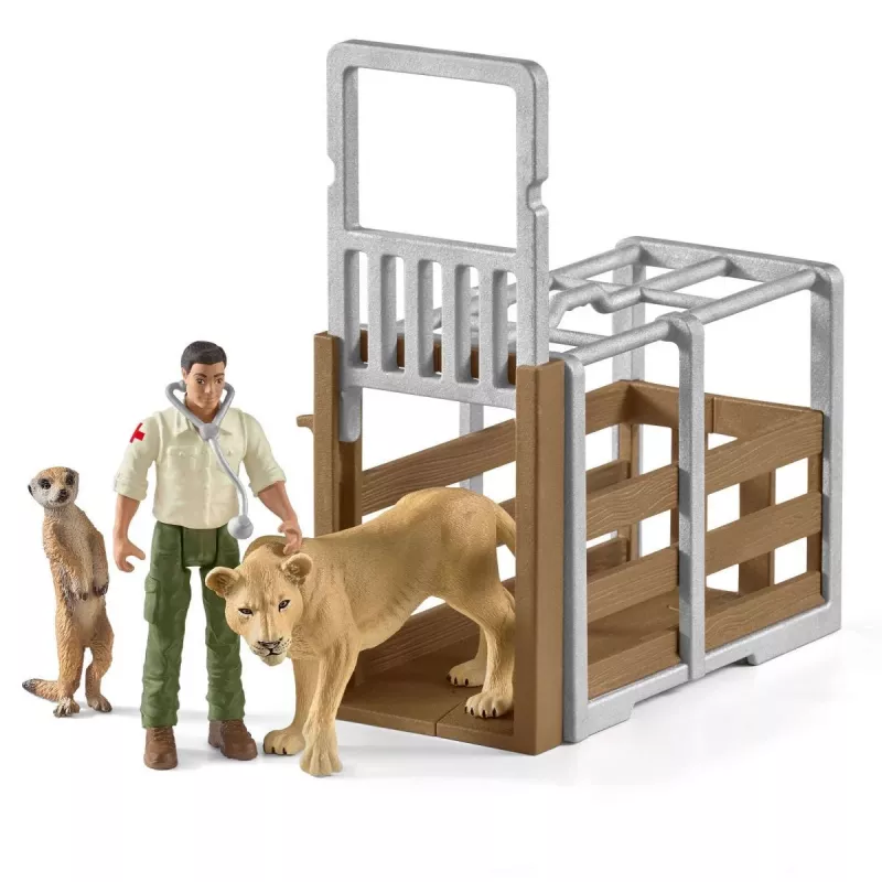 Grande camion di soccorso animali Schleich WILD LIFE 42475