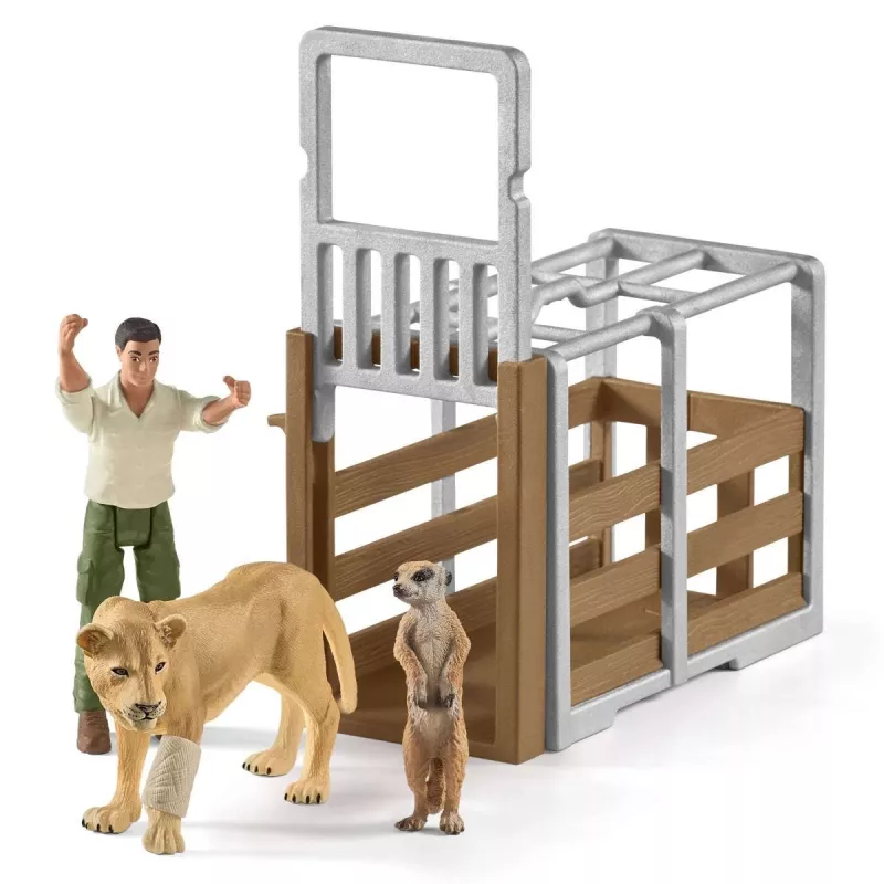 Grande camion di soccorso animali Schleich WILD LIFE 42475