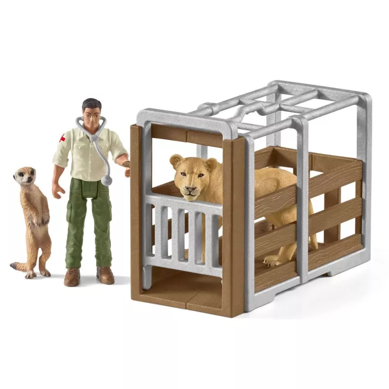 Grande camion di soccorso animali Schleich WILD LIFE 42475
