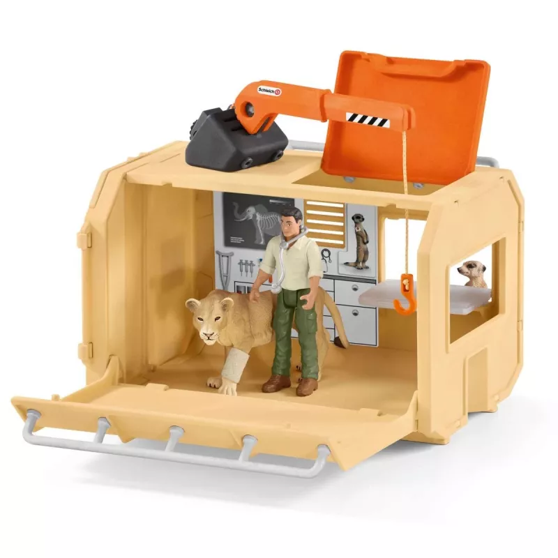 Grande camion di soccorso animali Schleich WILD LIFE 42475