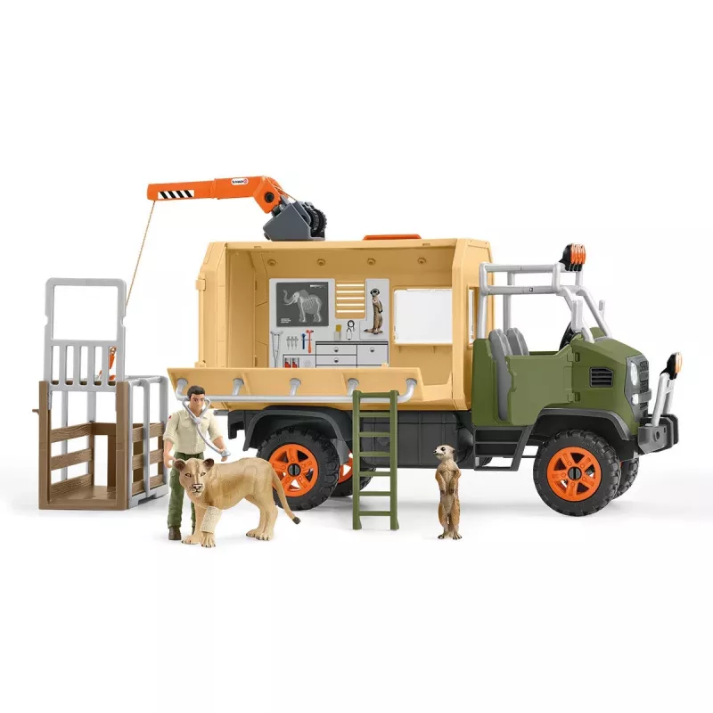Grande camion di soccorso animali Schleich WILD LIFE 42475