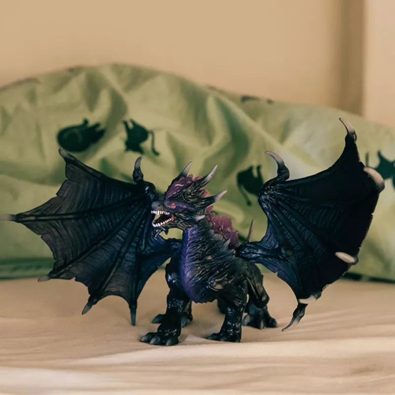 Giocattolo Schleich ELDRADOR CREATURES drago ombra nero viola 70152