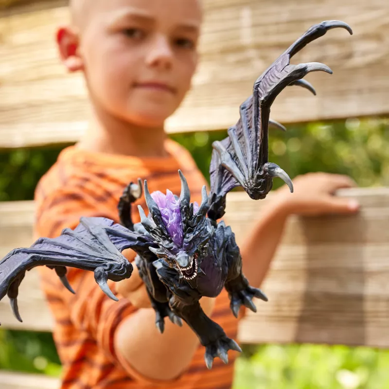 Giocattolo Schleich ELDRADOR CREATURES drago ombra nero viola 70152
