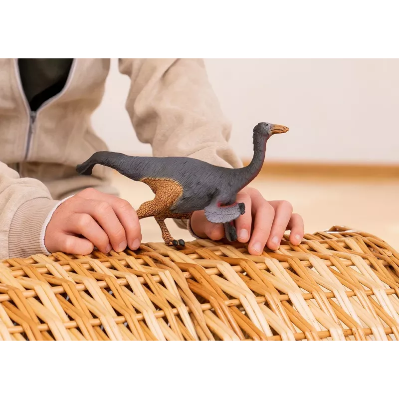 schleich Dinosaurs Gallimimus, 4 anni, La conquista della terra, dinosauri e vulcano, marrone, grigio, rosso