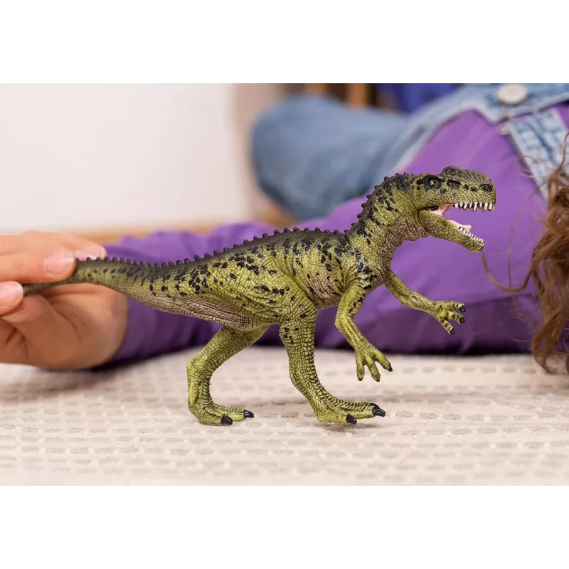 Dinosauro giocattolo Schleich Monolophosaurus verde 15035S