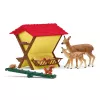 Set animali del bosco Schleich 42658S accessori per l'alimentazione colorati