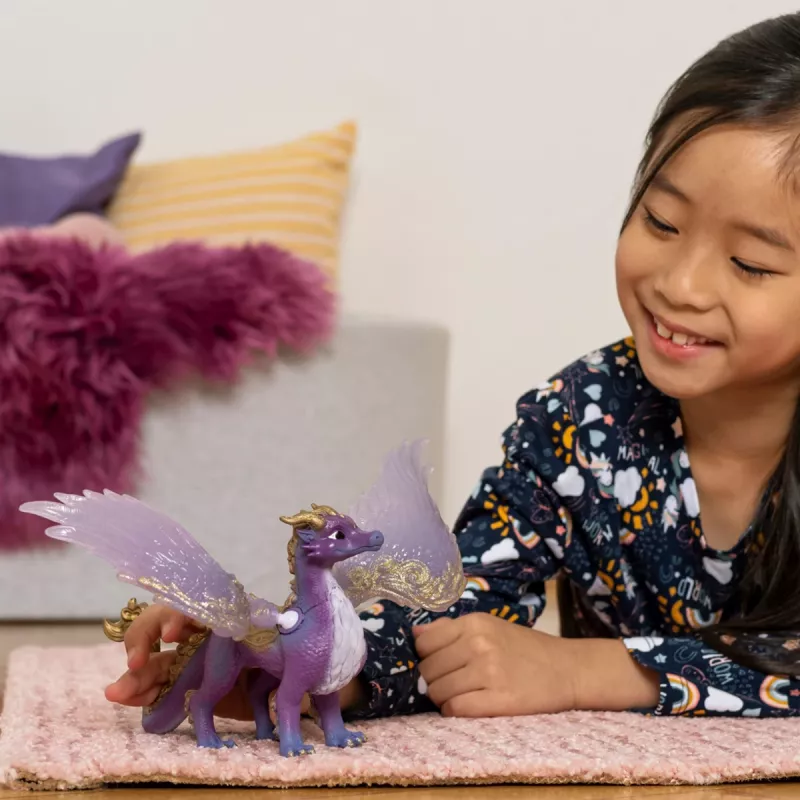 Giocattolo Schleich BAYALA drago del cielo notturno oro viola 70762S