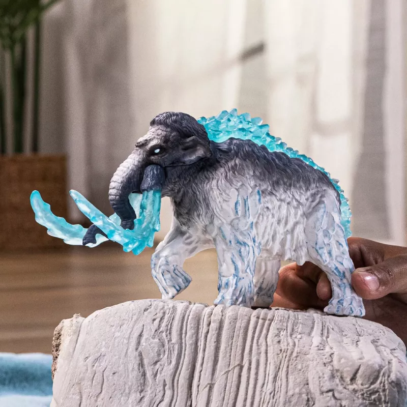Statuina Schleich mammut del gelo modello 70829, figura animale da collezione ricca di dettagli
