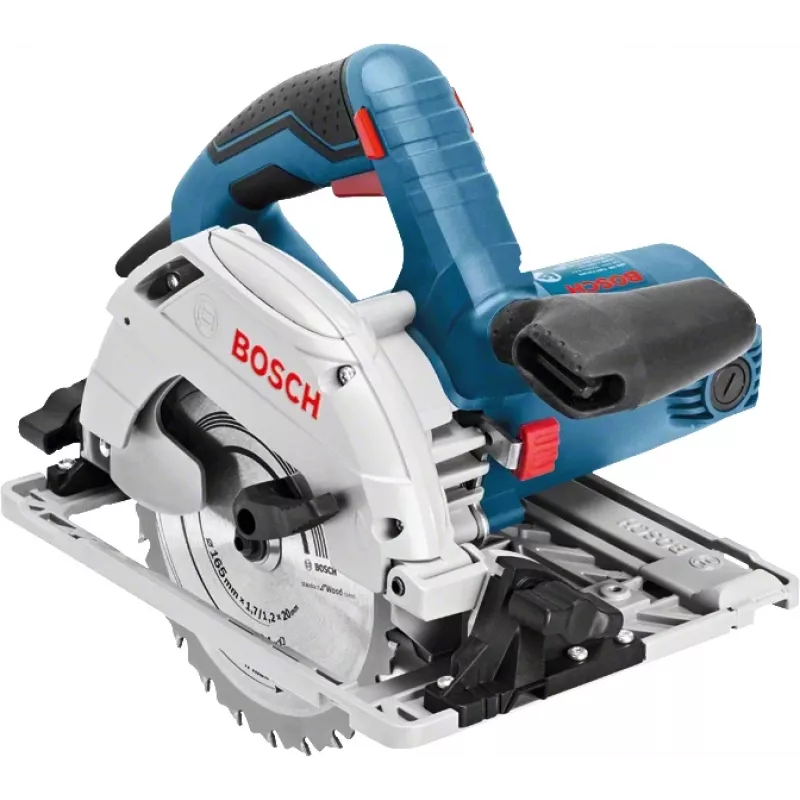 Bosch GKS 55+ GCE + FSN 1400 16,5 cm nero, blu 4700 giri/min 1350 W