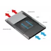 Vertiv SA1-01002XLNB case per dispositivi di rete 1U nero