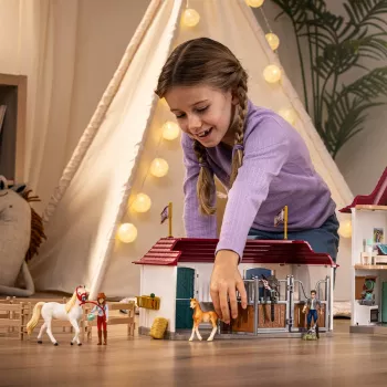 schleich HORSE CLUB Lakeview Country House and Stable, casa, cavalli, 5 anno/i, multicolore
