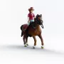 schleich HORSE CLUB Hannah & Cayenne, 5 anni, cavalli, multicolore