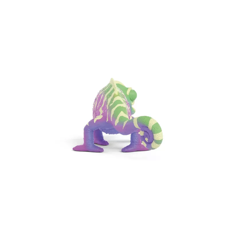 schleich Caspar il camaleonte nei colori dell'arcobaleno, 3 anni, multicolore, plastica