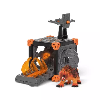 schleich ELDRADOR CREATURES BattleCave orso di lava, azione/avventura, 7 anni, multicolore