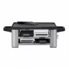 WMF 61.3024.5155 grill per raclette 4 persone nero, acciaio inox