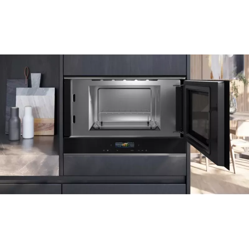 Siemens iQ700 BE732R1B1 microonde nero microonde combinata da incasso 21 L 900 W