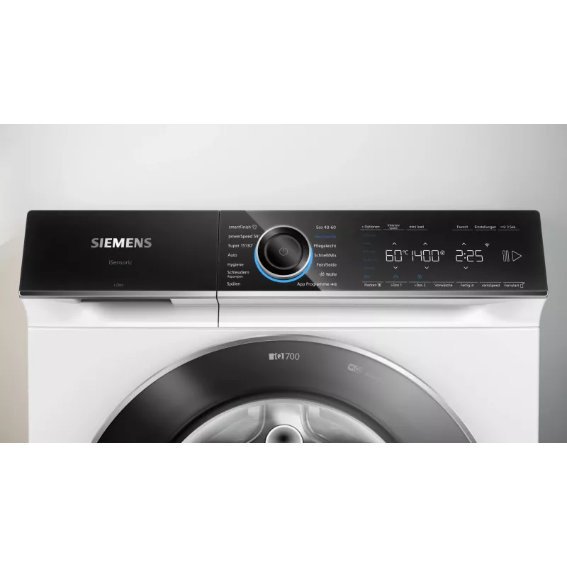 Siemens iQ700 WG44B2A40 lavatrice a carica frontale 9 kg 1257 giri/min bianco