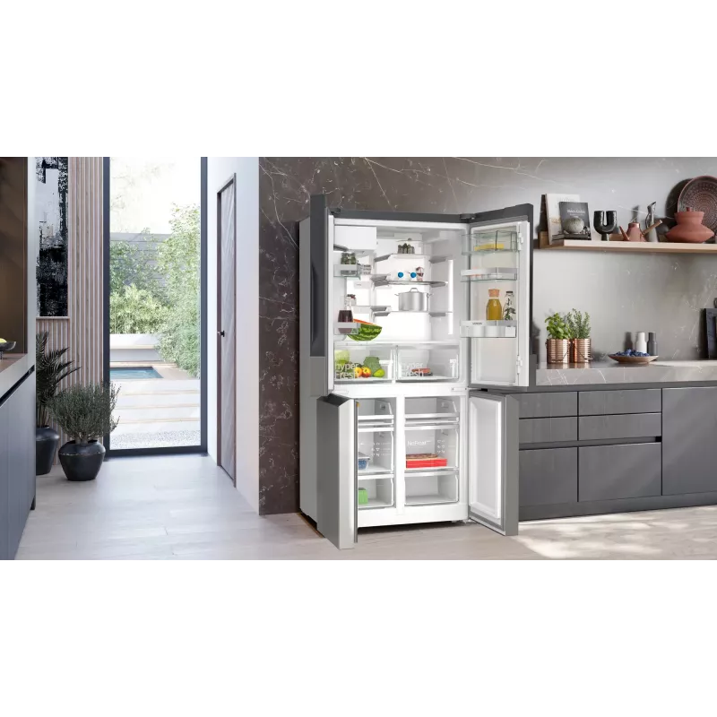 Siemens KF96DPPEA frigorifero side-by-side a libera installazione 574 L acciaio inox