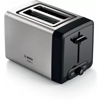 Bosch TAT4P420DE Tostapane 2 fette 970 W nero, argento