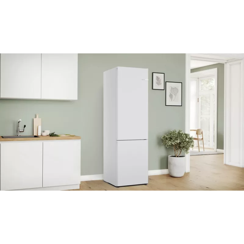 Bosch Serie 4 KGN392WCF Frigo-congelatore a libera installazione 363 L bianco
