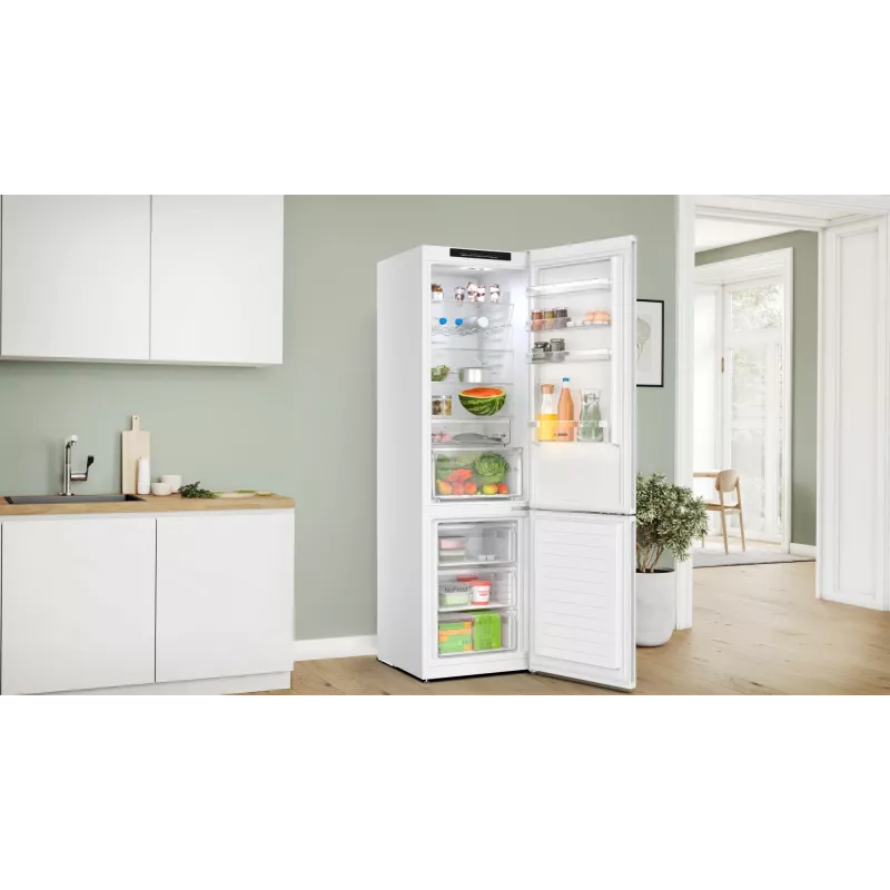 Bosch Serie 4 KGN392WCF Frigo-congelatore a libera installazione 363 L bianco