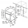Bosch Serie 4 SPI4HMS49E Lavastoviglie semi-incassata 10 coperti